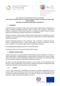 Javni poziv za izražavanje interesa za poslovne subjekte u Prnjavoru za obuku nove radne snage