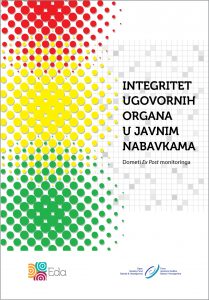 Objavljenja studija “Integritet ugovornih organa u javnim nabavkama – Dometi Ex post monitoringa”