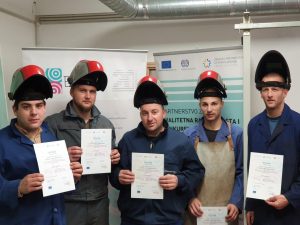 Young welders are very successful in training