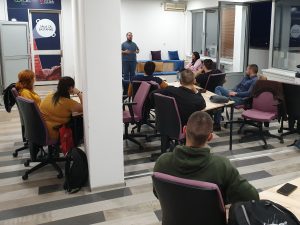 An informative class for participants of the programming training held