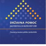 „Državna pomoć kao podsticaj za razvoj MSP u BiH“ – novi priručnik za kreatore politika i preduzetnike
