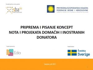 Women entrepreneurs from the Federation of BiH satisfied with the conducted training on project preparation