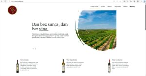 Izrađen veb-sajt i veb-šop za vinariju Đordan Group iz Trebinja