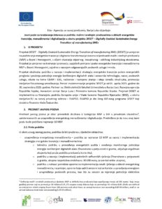 Public call announced for supporting SMEs in energy management and digitalization