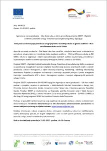 Public call for submission of bids for training preparation and delivery services for lead auditors