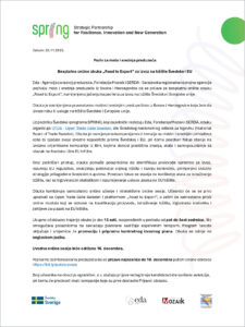 Call for Small and Medium Enterprises: Free Online Training “Road to Export” for Exporting to the Swedish and EU Markets